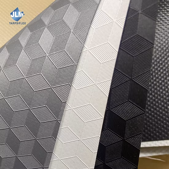Европейский стандарт B1 Fr 100% Blockout 850GSM RoHS & Reach/PVDF Акриловая лакировка ПВХ Брезентовая крыша Палатка Брезентовая ткань